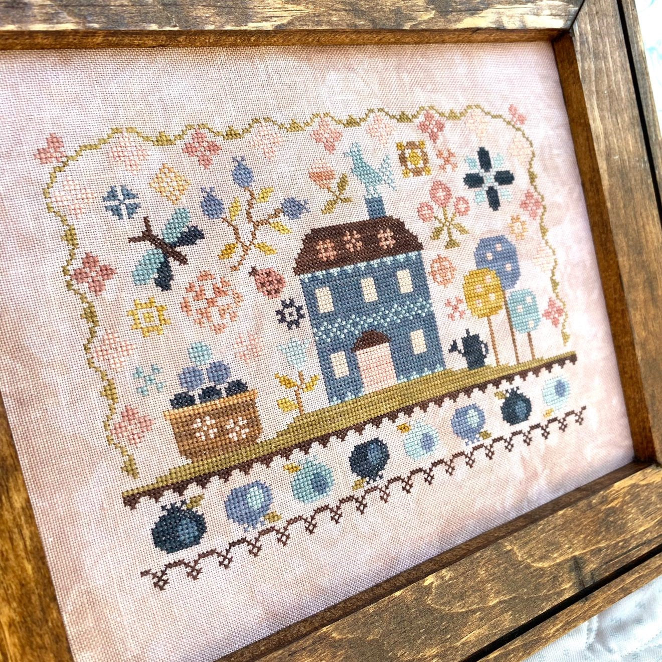 House on Blueberry Hill - Cross Stitch Pattern by Blueberry Ridge