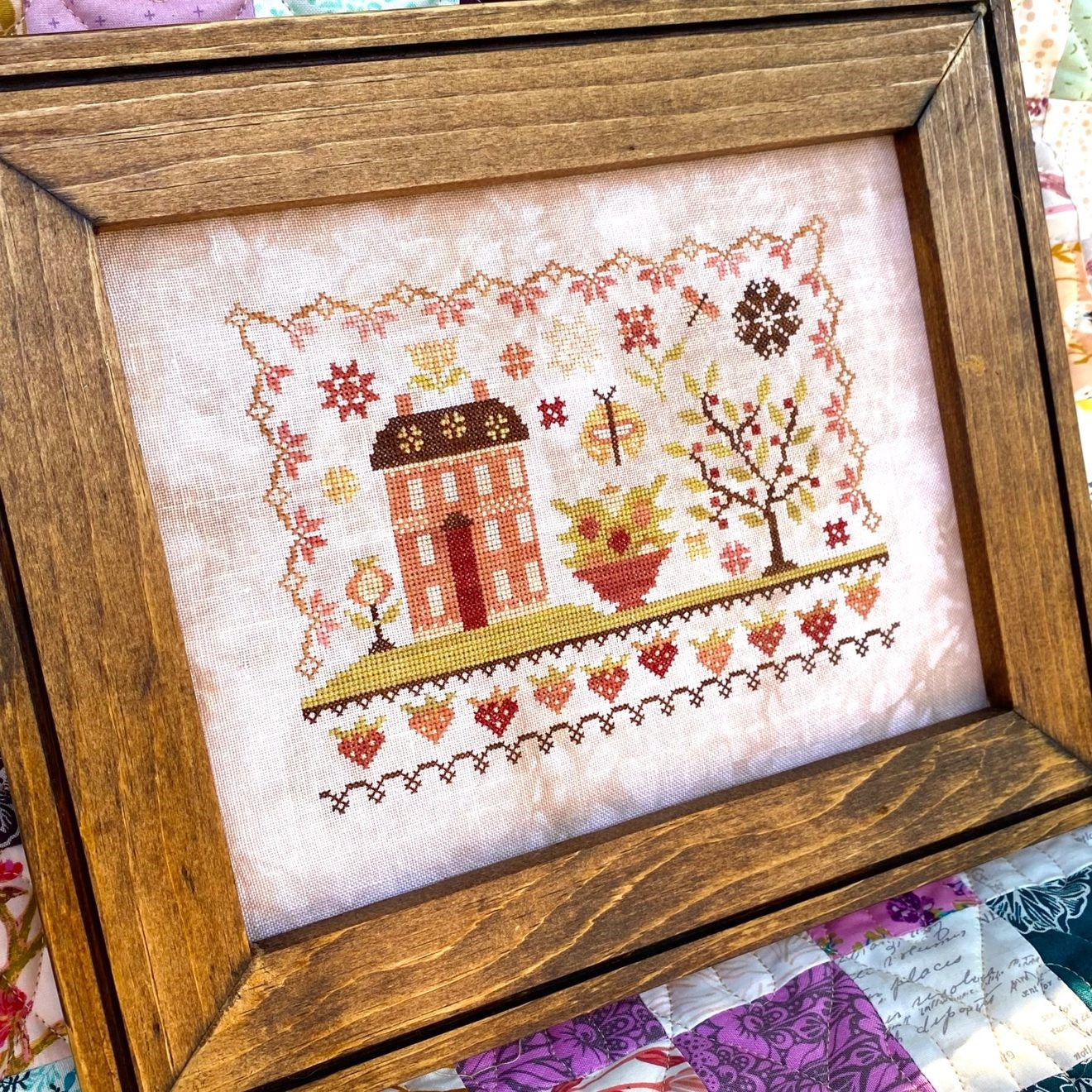 House on Strawberry Hill - Cross Stitch Pattern by Blueberry Ridge