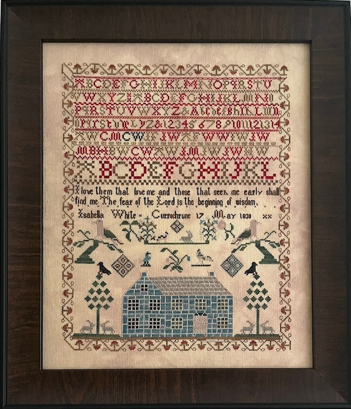 Isabella White - Reproduction Sampler Chart by Olde Willow Stitchery