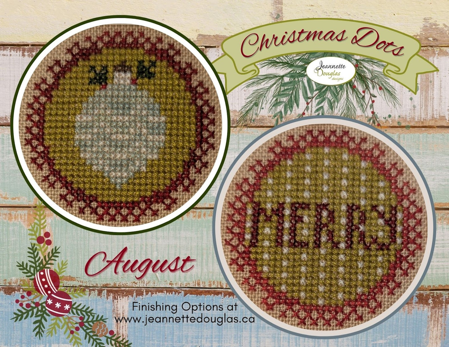 Christmas Dot Series - Cross Stitch Patterns by Jeannette Douglas