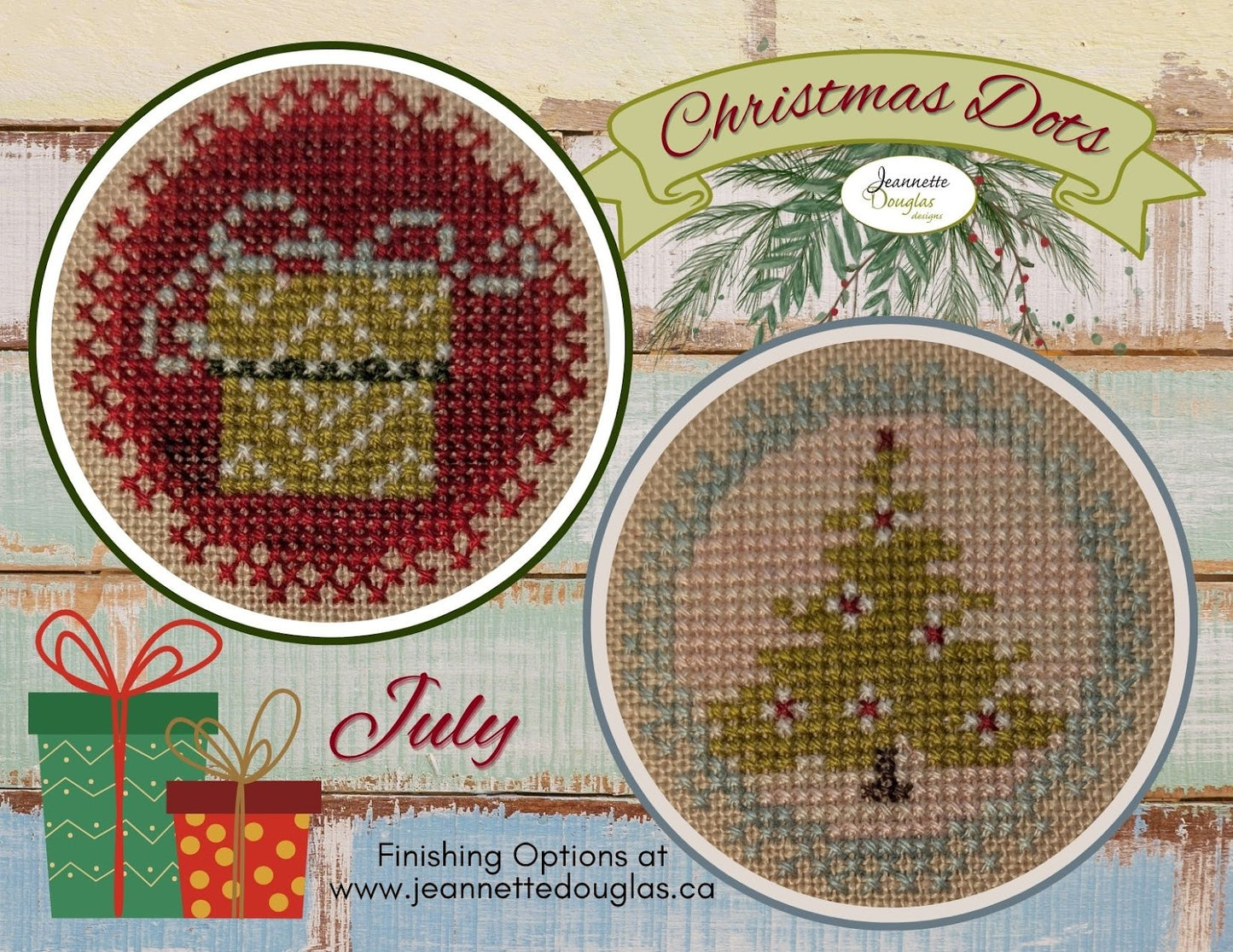 Christmas Dot Series - Cross Stitch Patterns by Jeannette Douglas