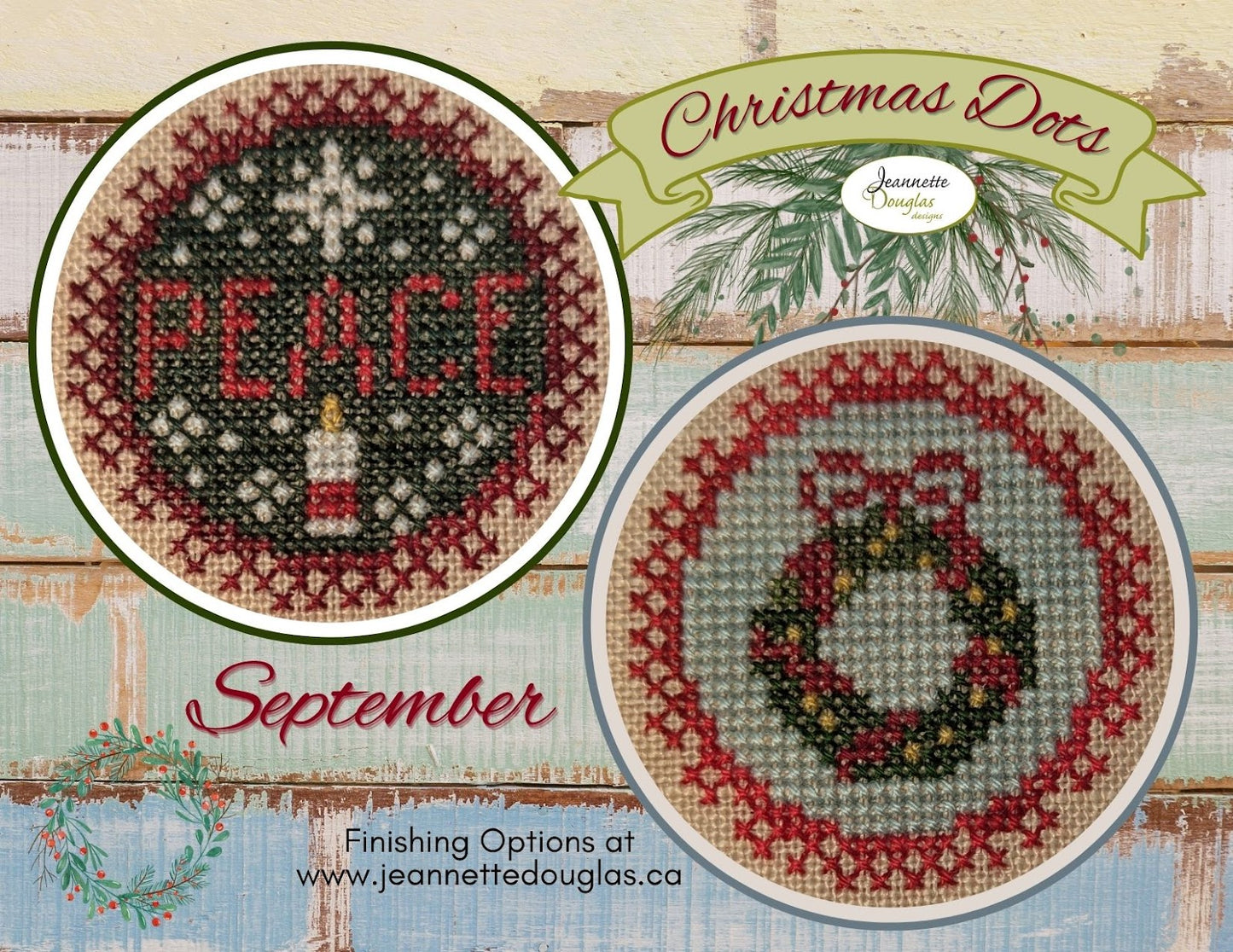 Christmas Dot Series - Cross Stitch Patterns by Jeannette Douglas