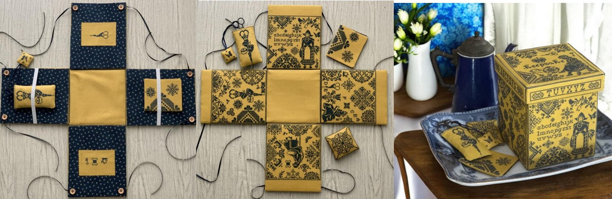 KEEPSAKE BOX SET - Cross Stitch Chart by Twin Peak Primitives PREORDER
