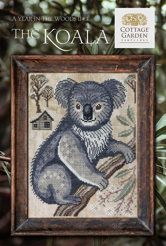 A Year in the Woods II #3 The Koala - Cross Stitch Chart by Cottage Garden Samplings