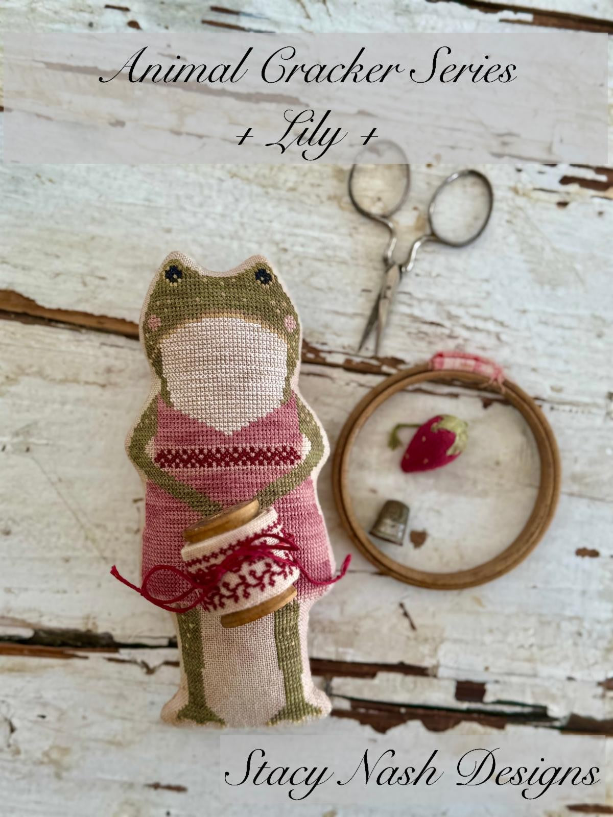 Lily - Cross Stitch Pattern by Stacy Nash Primitives PREORDER