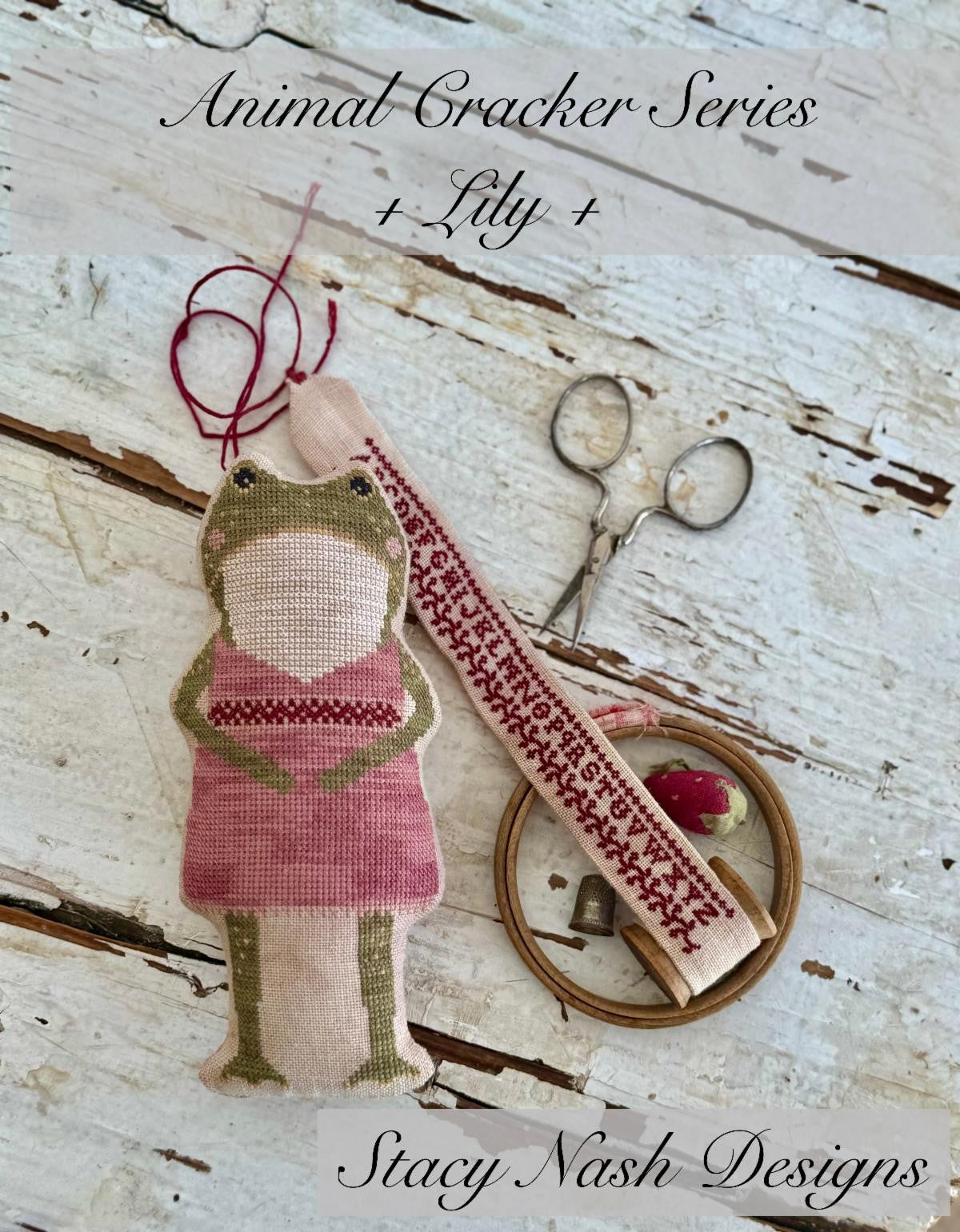 Lily - Cross Stitch Pattern by Stacy Nash Primitives PREORDER