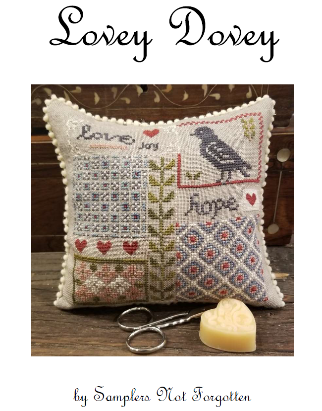 Lovey Dovey - Cross Stitch Chart by Samplers Not Forgotten