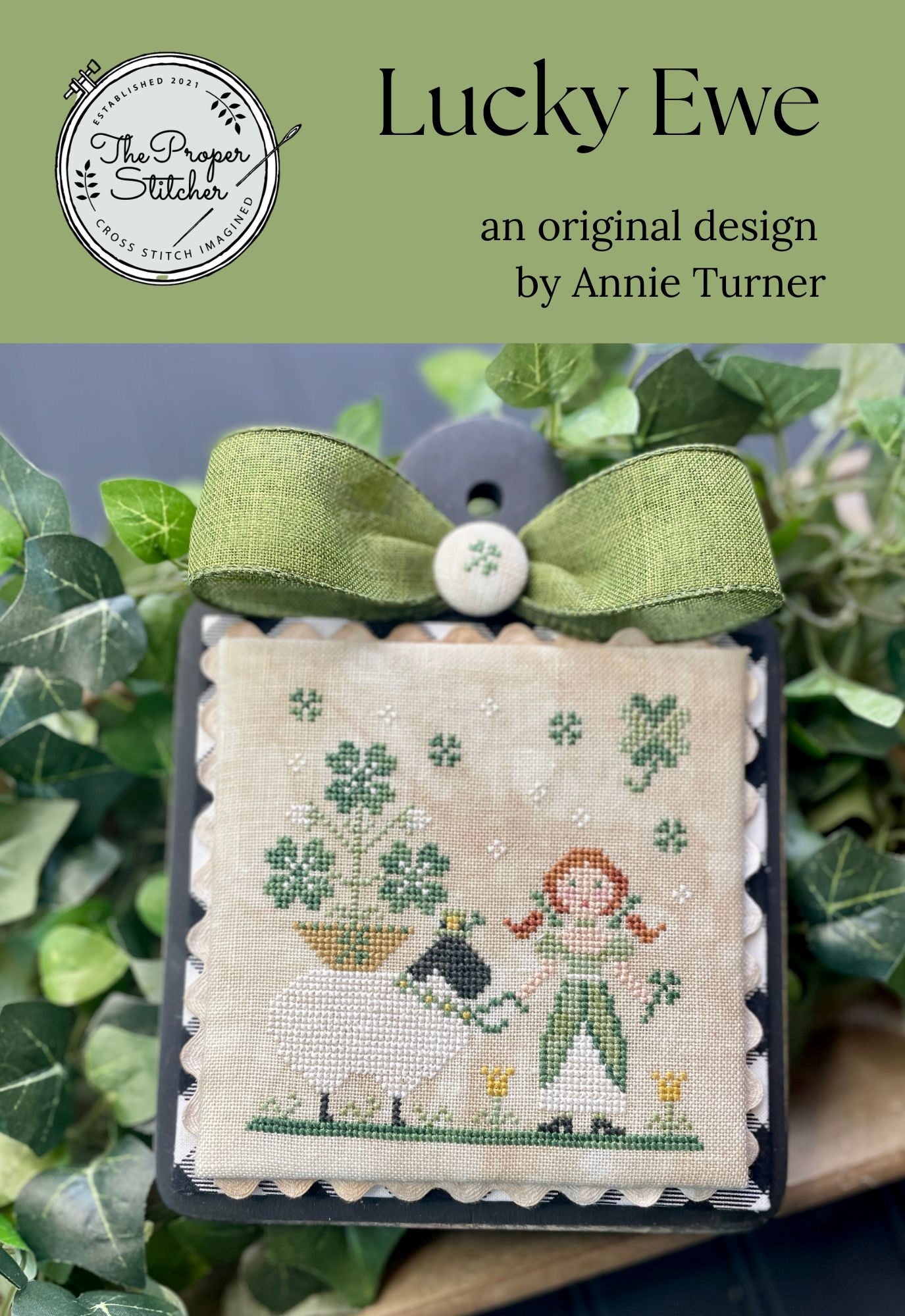 Lucky Ewe - Cross Stitch Pattern by The Proper Stitcher