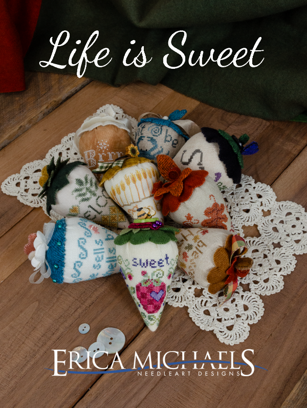 Life is Sweet - Cross Stitch Pattern by Erica Michaels PREORDER