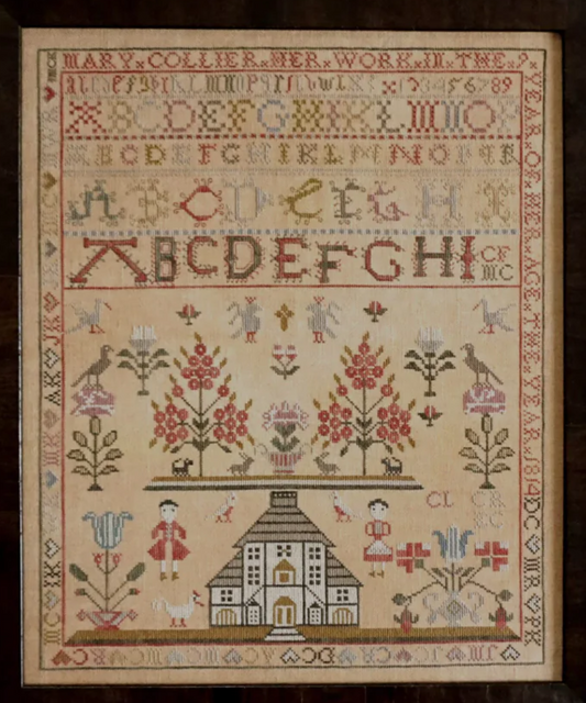 Mary Collier 1814 - Reproduction Sampler Chart by La D Da