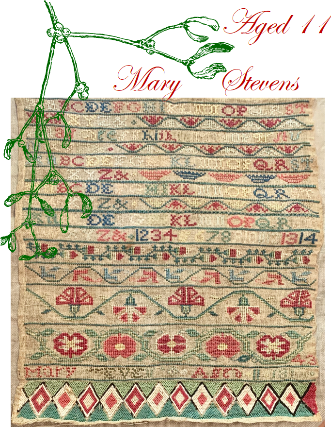 Mary Stevens Band Sampler -Reproduction Pattern by Needlework Press PREORDER