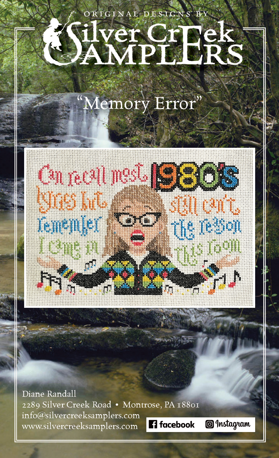 Memory Error - Cross Stitch Chart by Silver Creek Samplers