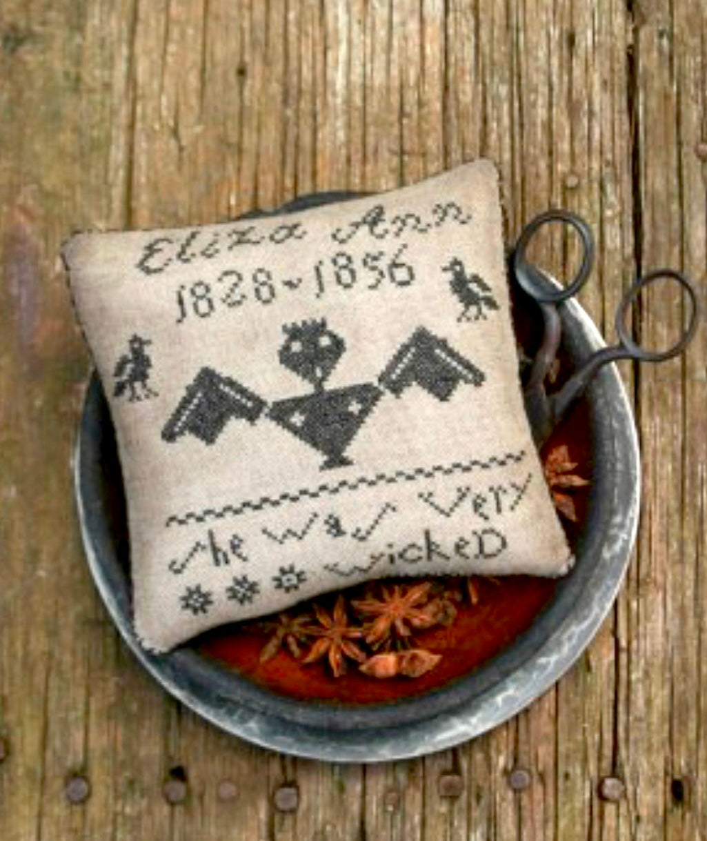 Merry Hallwe'en Pinkeeps - Cross Stitch Pattern by Stacy Nash Primitives
