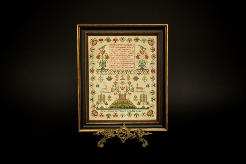 Maria Ewin - Reproduction Sampler Pattern by Hands Across the Sea Samplers