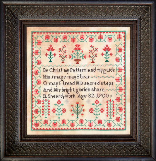 Rachael Sheard 1900 ~ Reproduction Sampler Pattern by Hands Across The Sea Samplers (PDF)
