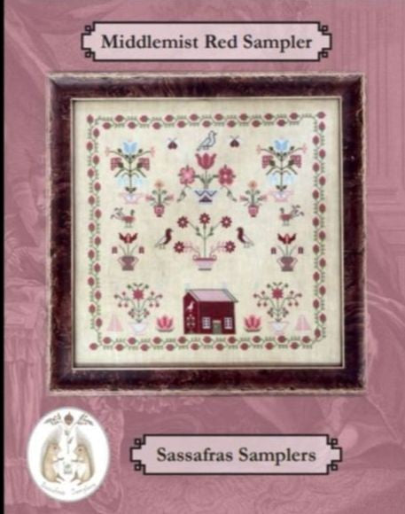 Middlemist Red Sampler - Reproduction Sampler by Sassafras Samplers PREORDER