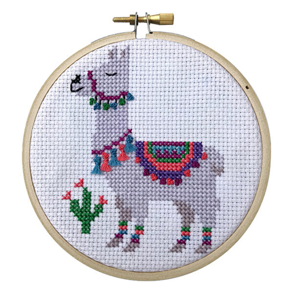 Mini Llama Cross Stitch Kit
