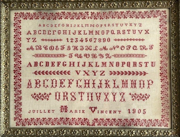 Marie Vincent 1905 - Cross Stitch pattern by Reflets de Soie