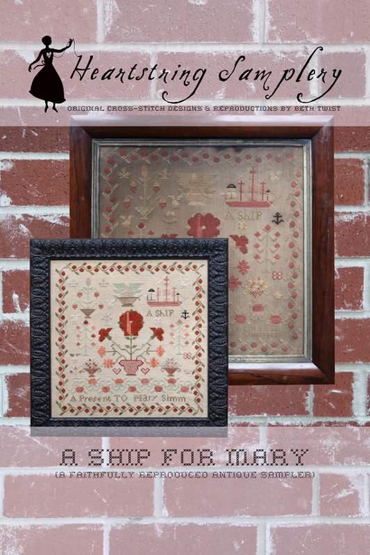 A SHIP FOR MARY - Cross Stitch Pattern by Heartstring Samplery