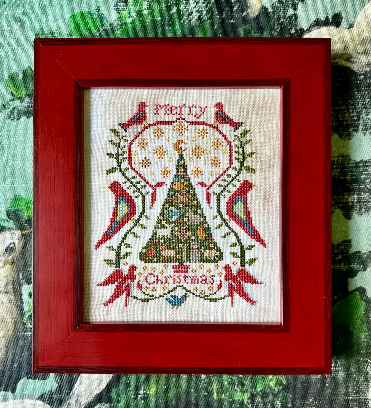 Merry Christmas - Cross Stitch Pattern by Kathy Barrick PREORDER