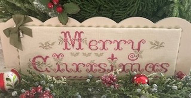 Merry Christmas - Cross Stitch Pattern by JBW Designs