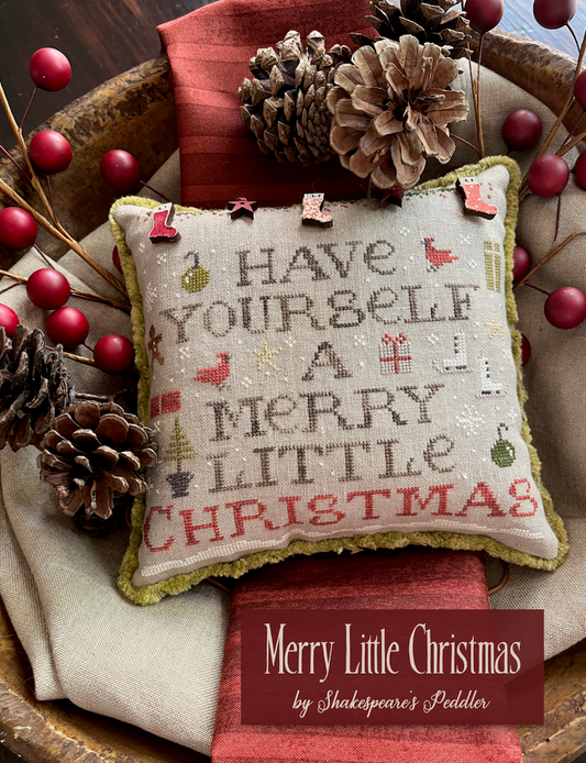 Merry Little Christmas - Cross Stitch Chart by Shakespeare's Peddler