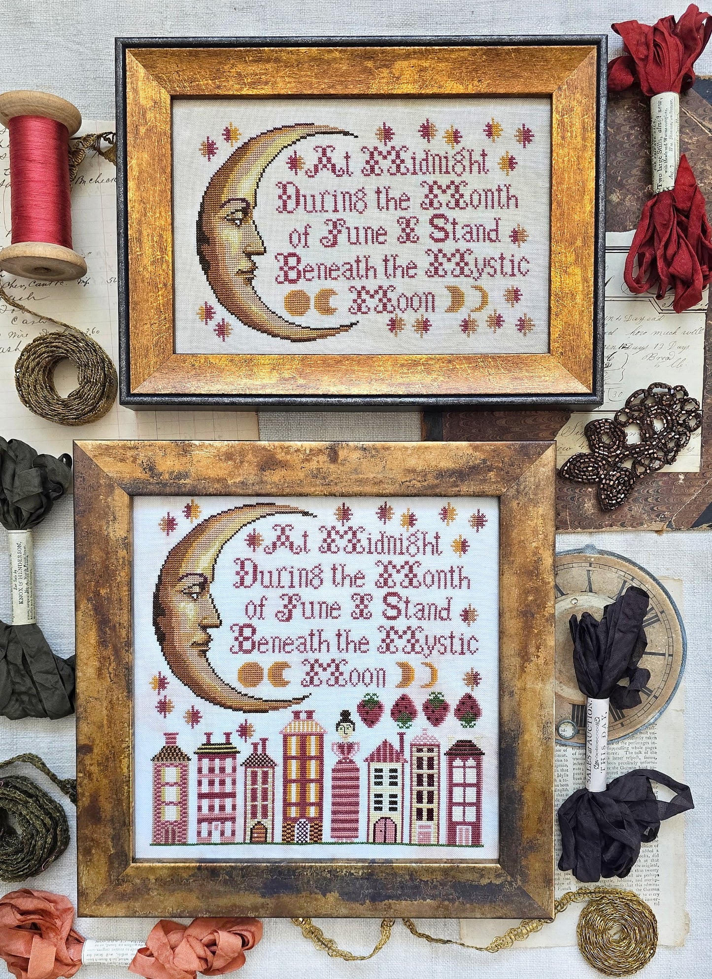 Mystic Moon - Cross Stitch Pattern by Kathy Barrick