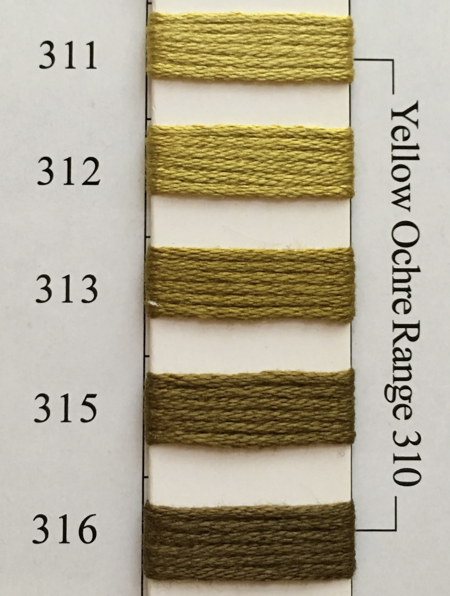 Needlepoint Inc Silk (NPI) 301 - 358