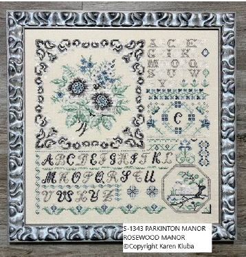 Parkington Manor Sampler - Cross Stitch Pattern by Rosewood Manor
