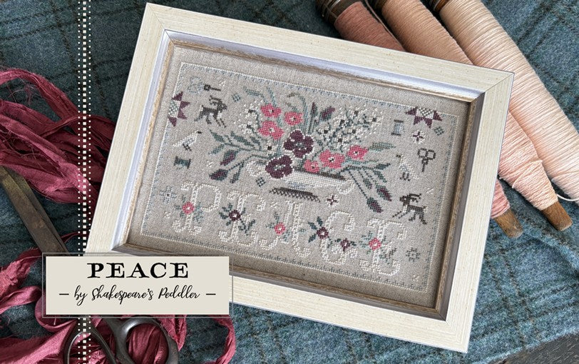 Peace - Cross Stitch Pattern by Shakespeare's Peddler PREORDER