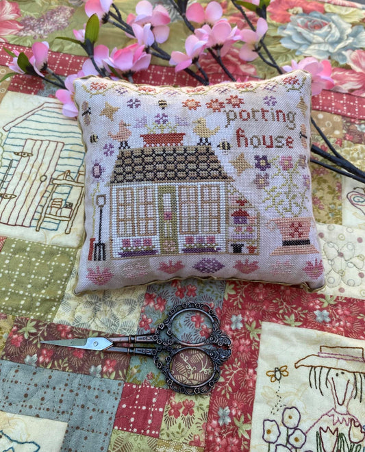 POTTING HOUSE- Cross Stitch Pattern by Pansy Patch