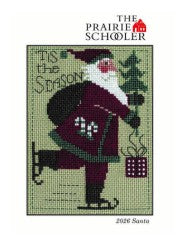 2026 Prairie Schooler Santa - Cross Stitch Pattern by The Prairie Schooler PREORDER