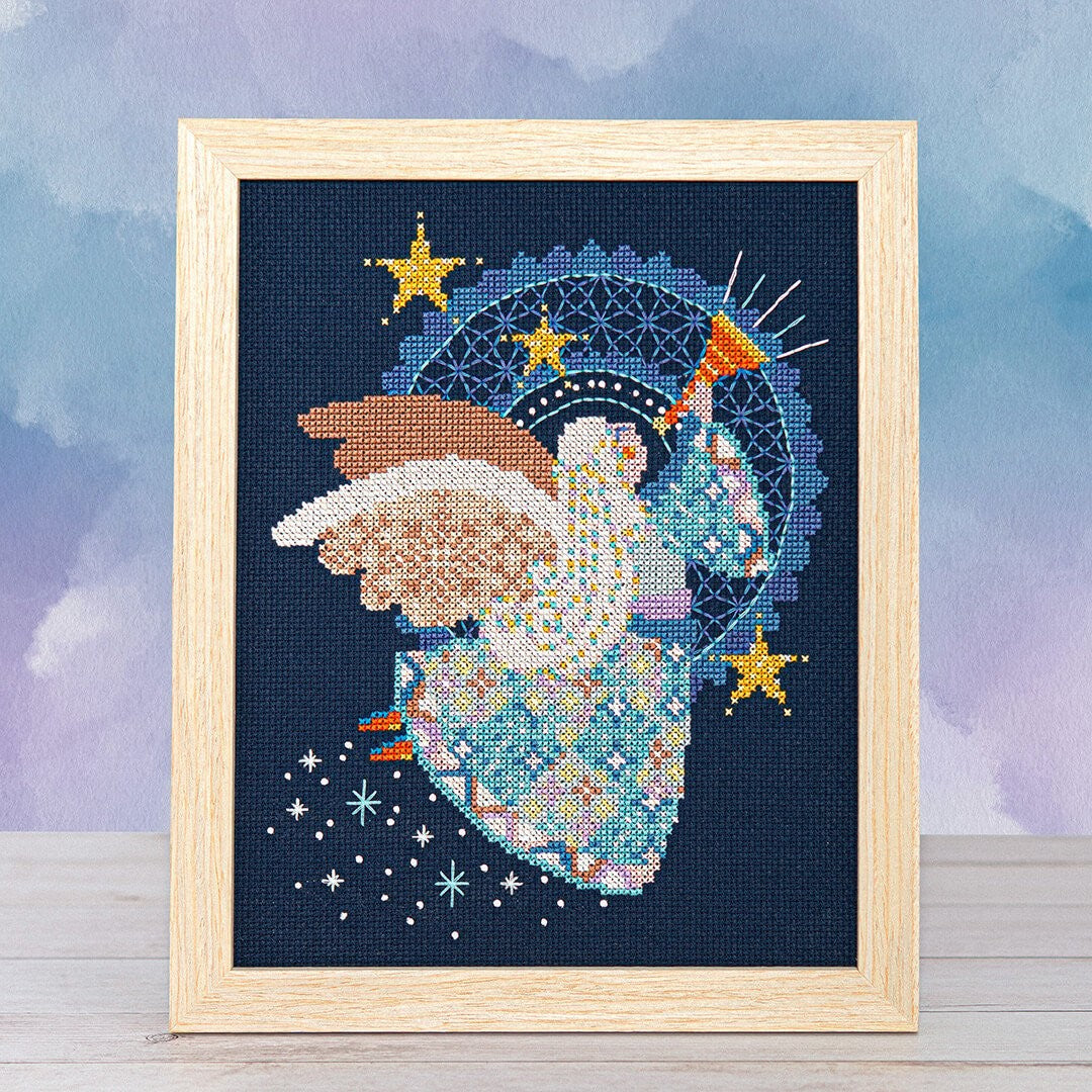 Patchwork Angel - Cross Stitch pattern by Counting Puddles