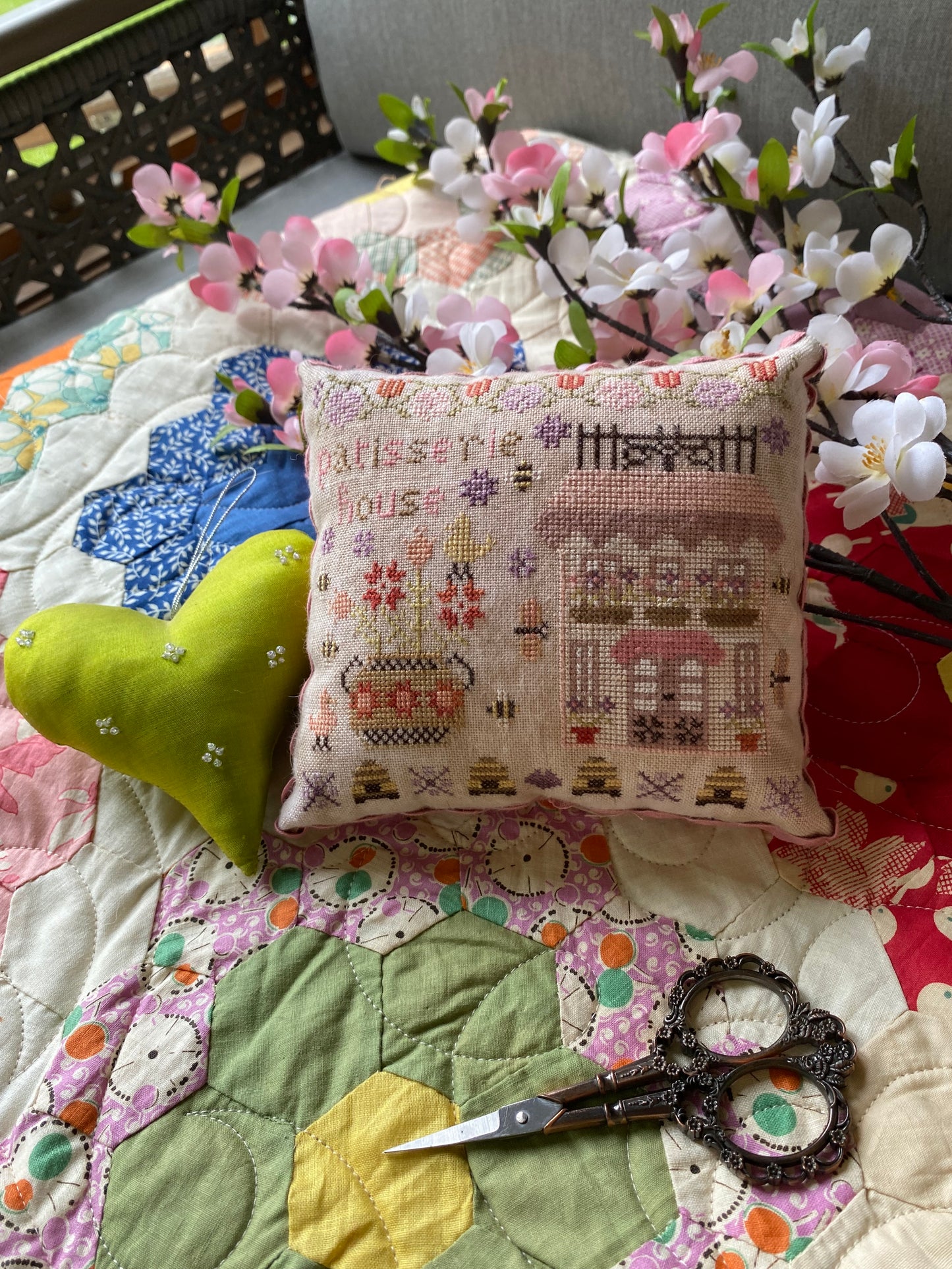 Patisserie House - Cross Stitch Pattern by Pansy Patch