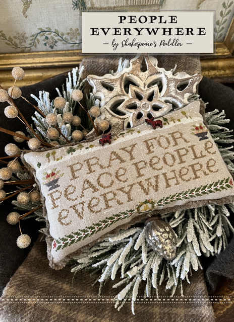 People Everywhere - Cross Stitch Pattern by Shakespeare's Peddler