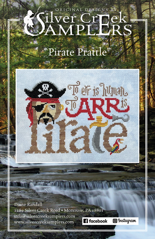 Pirate Prattle- Cross Stitch Pattern by Silver Creek Samplers