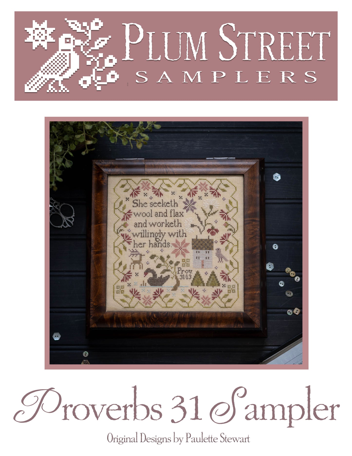 PROVERBS 31 SAMPLER - Cross Stitch Pattern by Plum Street Samplers