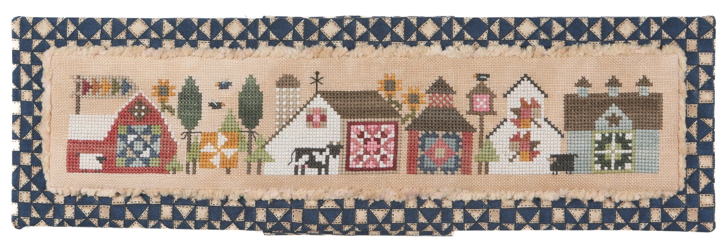Quilted Tiny Town - Cross Stitch Pattern by Heart in Hand