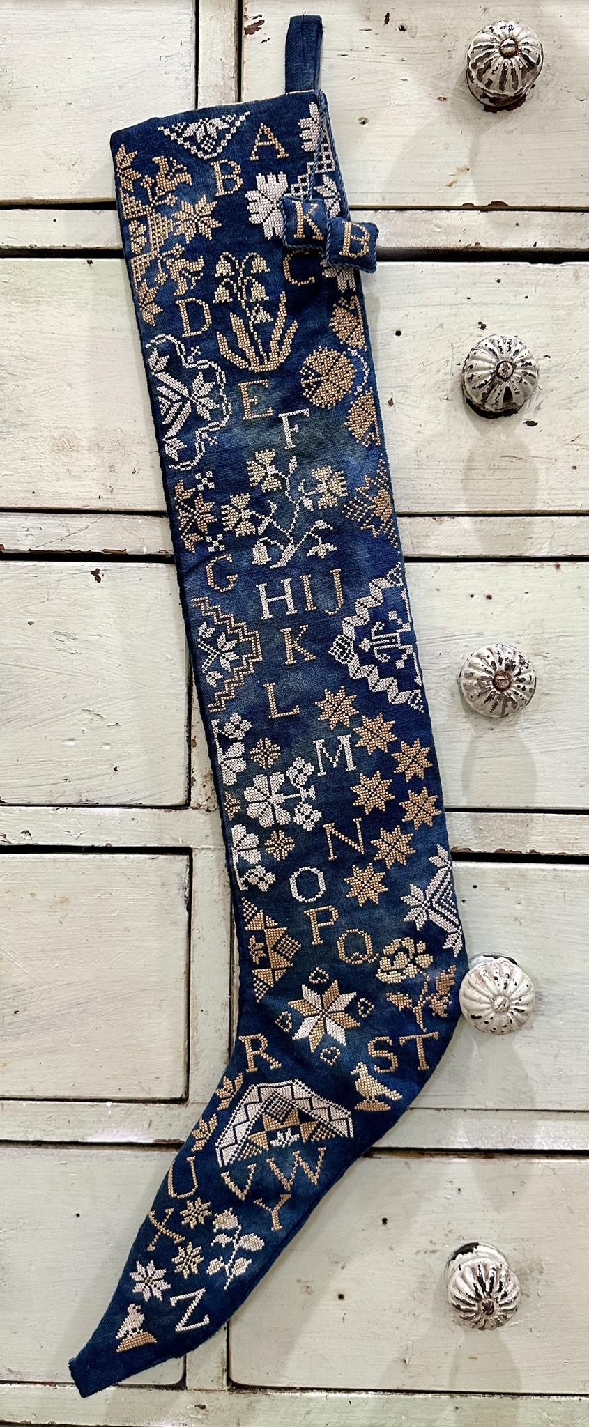 Quaker Stocking - Cross Stitch Pattern by Kathy Barrick PREORDER
