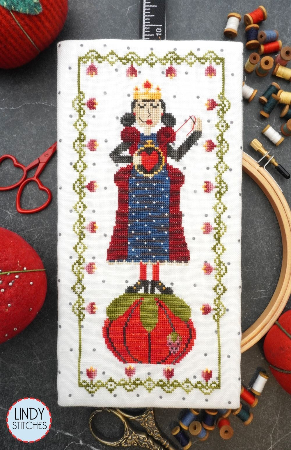 Queen of Thread - Cross Stitch Chart by Lindy Stitches