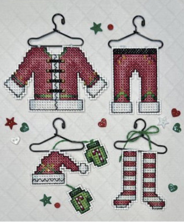 Santa's Closet - Cross Stitch Pattern by Frony Ritter PREORDER