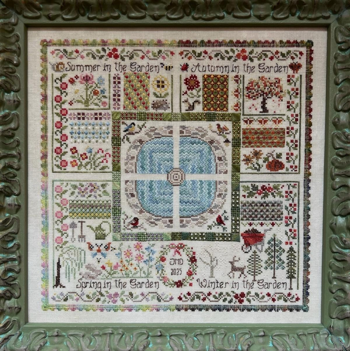 SEASONS IN THE GARDEN - Cross Stitch Pattern by Jeannette Douglas PREORDER