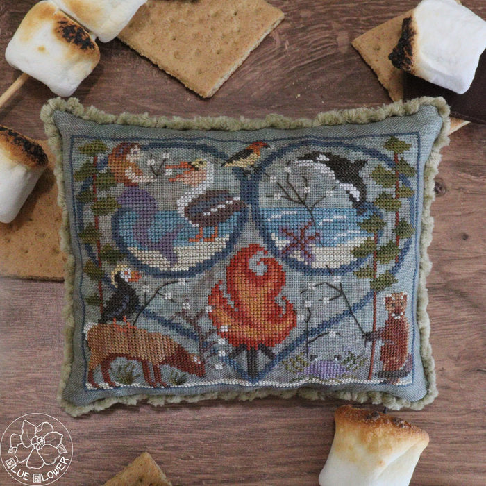 Seasons Of The Heart- Shore S'Mores - Cross Stitch Chart by The Blue Flower PREORDER
