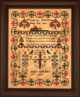 Selina Dunean - Reproduction Sampler Chart by My Sister's Samplers