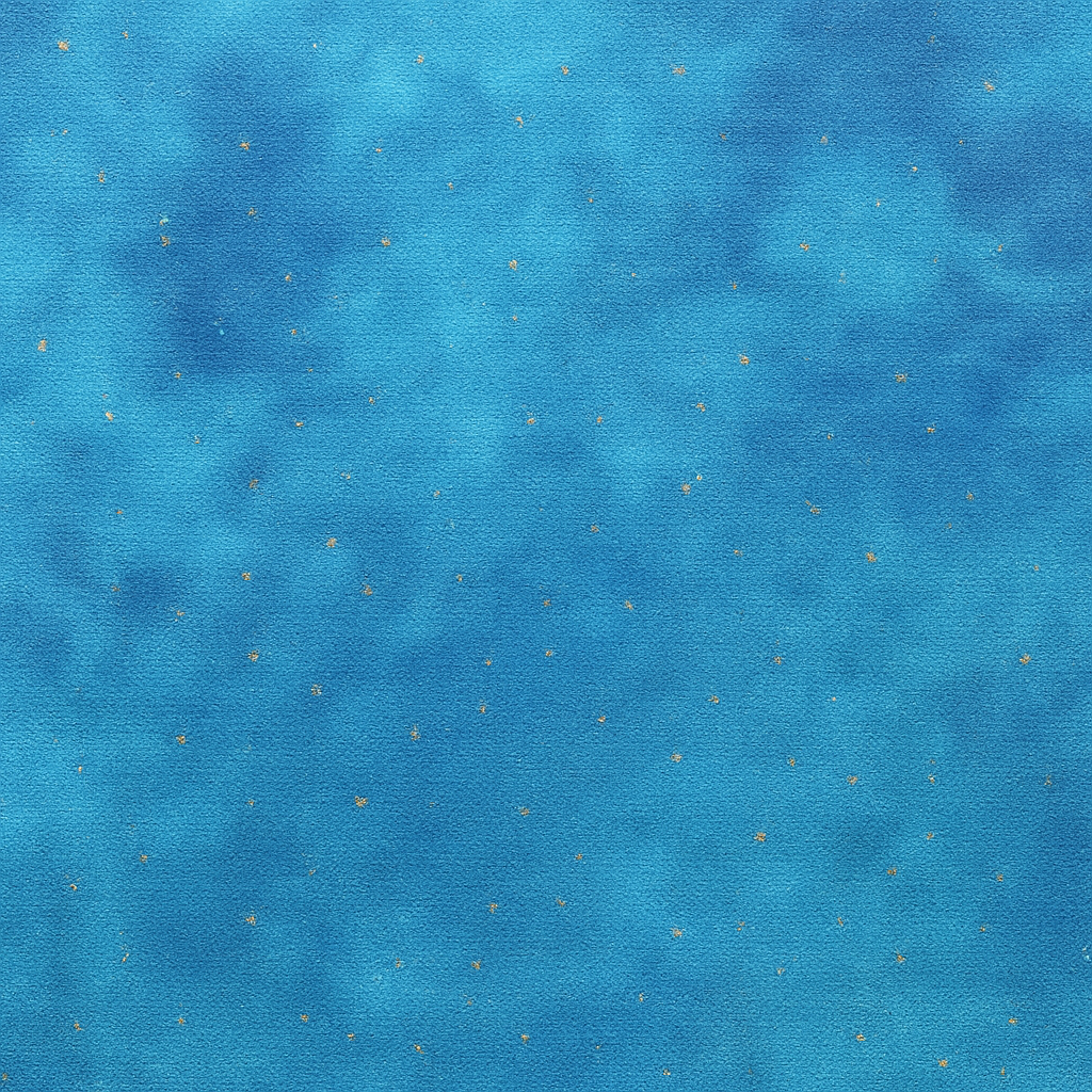 32 count Hand Dyed Linen with Hand Painted Gold Detailing 17" x 13" by Fiberlicious Yummy Fibers