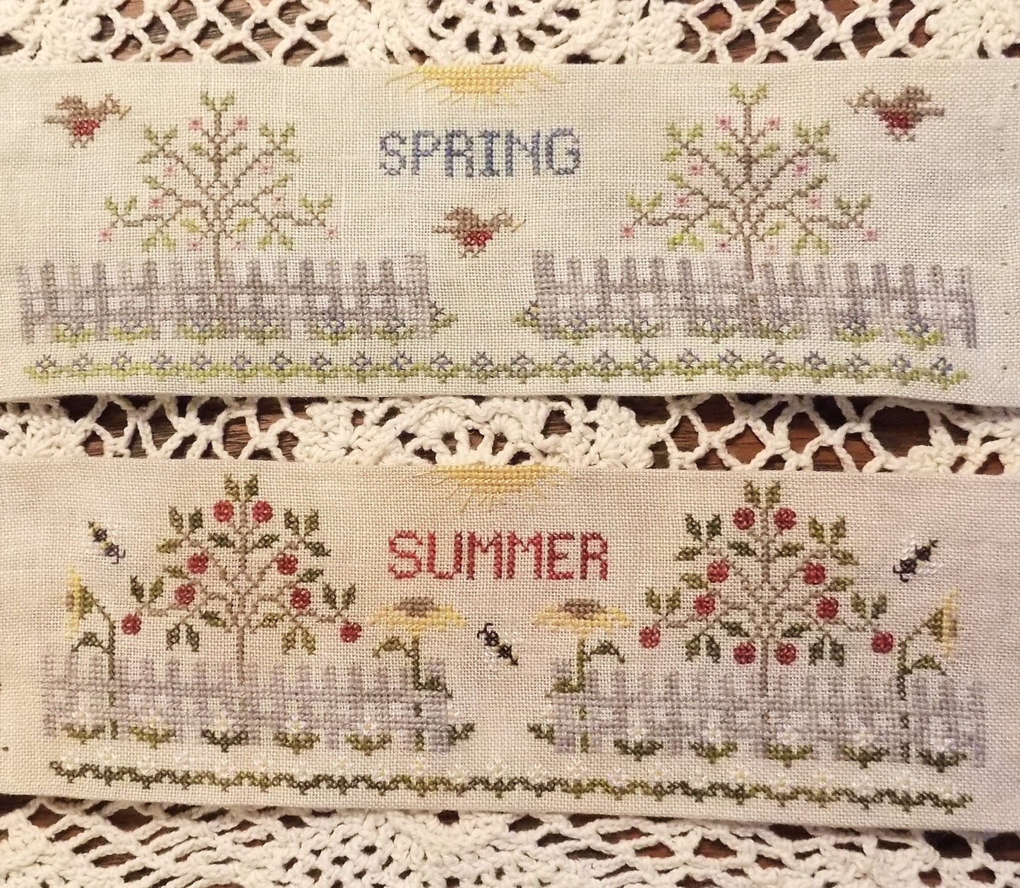 Seasonal Spools: Spring & Summer - Cross Stitch Chart by Nebby Needle
