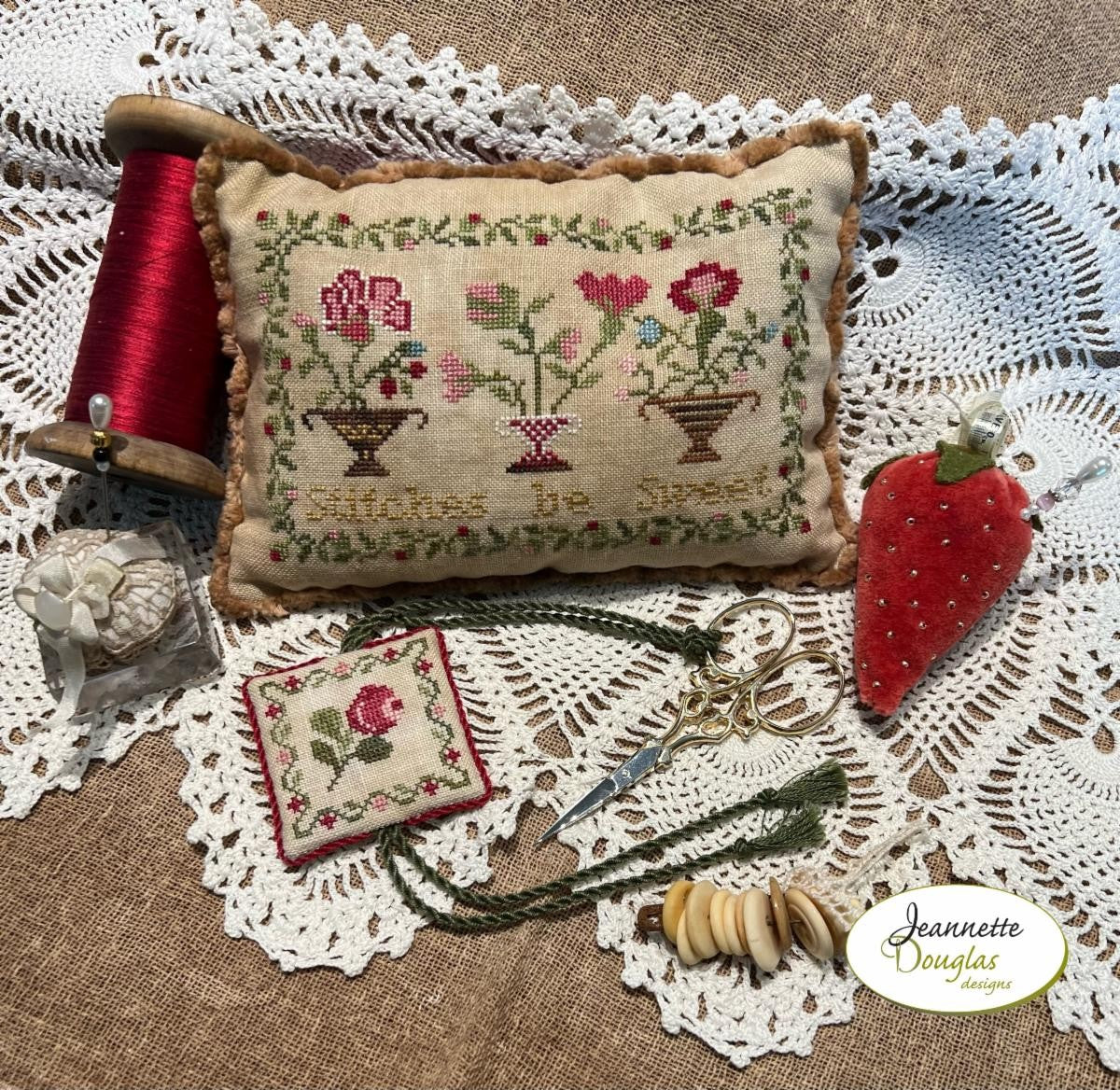 Stitches Be Sweet - Cross Stitch Patterns by Jeannette Douglas PREORDER