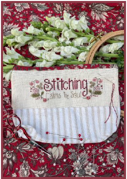 Stitching Calms the Soul Bag - Cross Stitch Kit by Shepherd's Bush