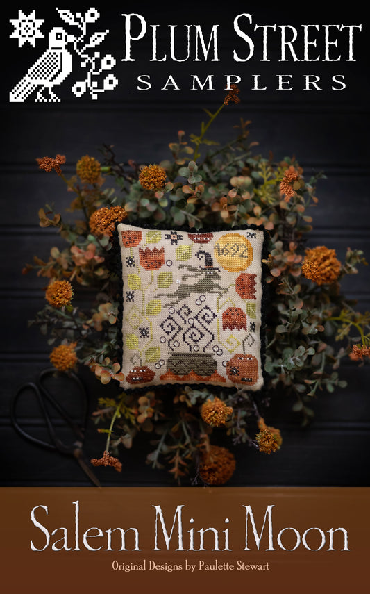 Salem Mini Moon - Cross Stitch Pattern by Plum Street Samplers