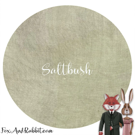 14 & 18 count Hand Dyed Aida - Saltbush by Fox and Rabbit